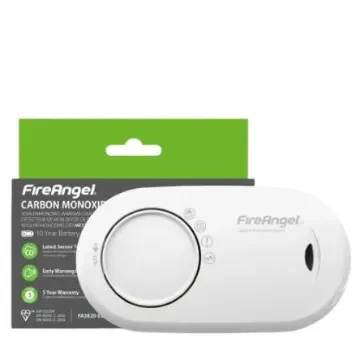 FireAngel Safety Technology Limited ABS Plastic Smoke Detector, 85dB, 3V dc - FA3820-EUX10 product image