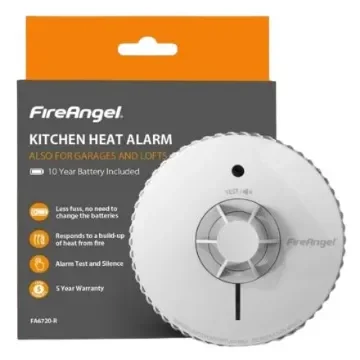 FireAngel Safety Technology Limited ABS Plastic Smoke Detector, 85dB, 3V dc - FA6720-R product image