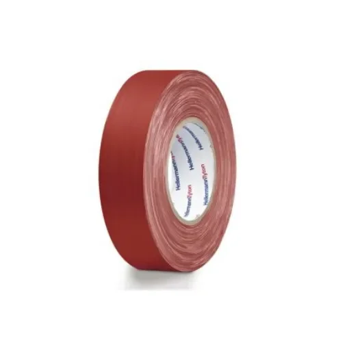 HellermannTyton HellermannTyton Red Cotton Cloth Tape, 50mm x 50m - 712-00901 product image