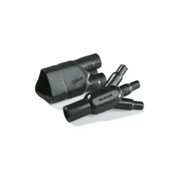 HellermannTyton 3- Way Outlet Shape Black, Polyolefin Cross Linked (POX), 27mm - 403-06180 product image