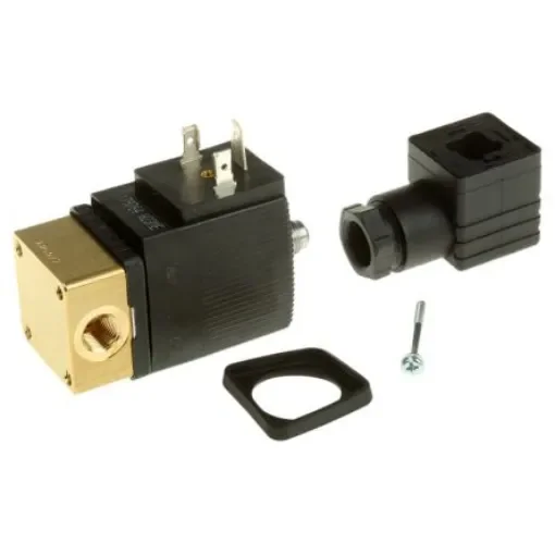 Burkert Solenoid Valve 125335, 3 port(s) , NC, 110 V ac, 1/8in product image