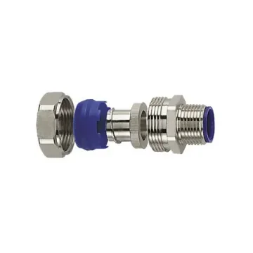 HellermannTyton Fixed Fitting, Conduit Fitting, 50mm Nominal Size, M50, Nickel Plated Brass, Metal IP66, IP67, IP68, - 166-32210 product image