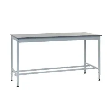 RS PRO Workbench, 300kg Max Load, Adjustable Height, 900mm x 1800mm x 840mm - BQ841890PLHA product image