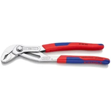 Knipex Cobra® Water Pump Pliers, 250 mm Overall, Flat, Straight Tip, 46mm Jaw - 87 05 250 product image
