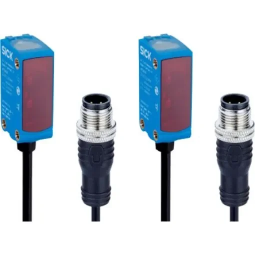 SICK Through Beam Photoelectric Sensor, Rectangular Sensor, 12 m Detection Range IO-LINK - 1140390 product image