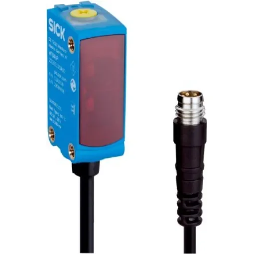 SICK Background Suppression Photoelectric Sensor, Rectangular Sensor, 250 mm Detection Range IO-LINK - 1139486 product image