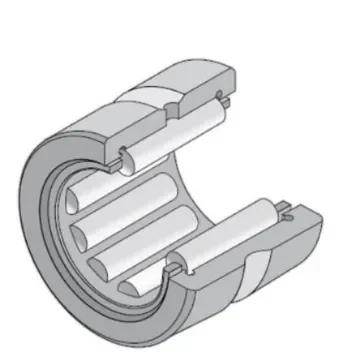 NTN NK55/35R 68mm I.D Needle Roller Bearing, 55mm O.D product image