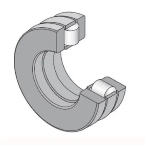 NTN 81104T2 20mm I.D Thrust Needle Roller Thrust Bearing, 35mm O.D product image