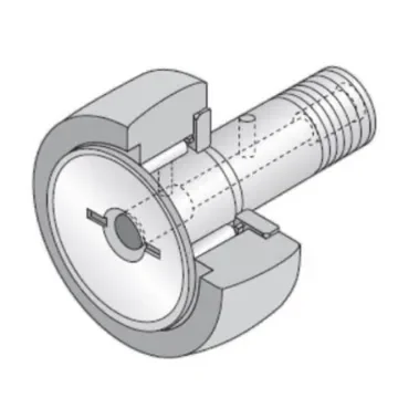 Roller Follower Cam Follower KR26FLLH/3AS, 10mm ID, 26mm OD product image