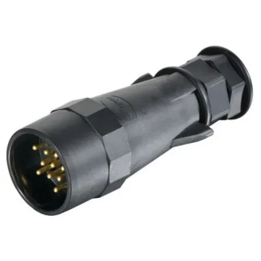 HARTING Circular Connectors, 13 Contacts, Plug-In, Plug, Male, IP69, HARTING UIC Series - 09580131011 product image