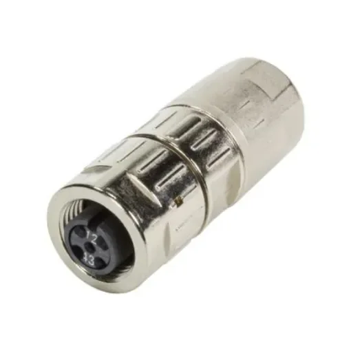 HARTING Circular Connectors, 5 And 4 Contacts, Plug-In, M12 Connector, Socket, Female, IP65, IP67, Circular Connectors - 21038212505 product image