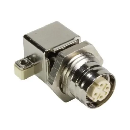 HARTING Circular Connectors, 4 Contacts, Plug-In, M12 Connector, Socket, Female, IP20, Circular Connectors M12 Series - 21033814435 product image