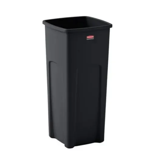 Rubbermaid Commercial Products Universal 23gal Black Waste Bin - FG356988BLA product image