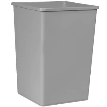Rubbermaid Commercial Products Universal 35gal Grey Flip Resin Waste Bin - FG395800GRAY product image