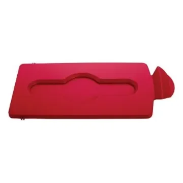 Rubbermaid Commercial Products Red Waste Bin Lid for Waste Bin, 12.7mm - 2007192 product image