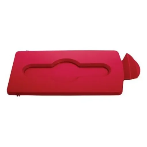 Rubbermaid Commercial Products Red Waste Bin Lid for Waste Bin, 12.7mm - 2007192 product image