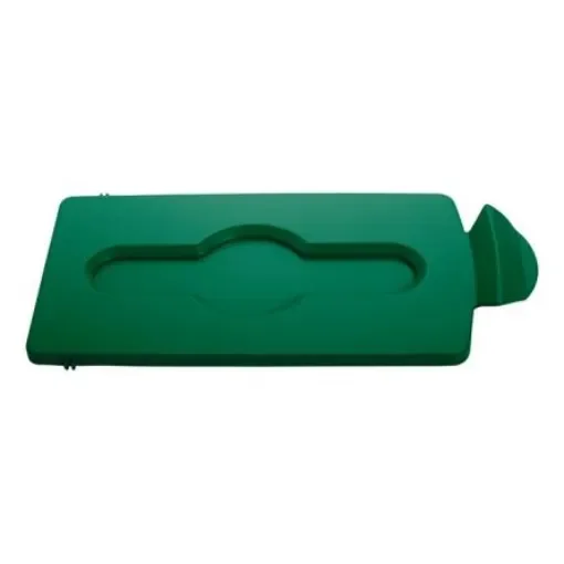 Rubbermaid Commercial Products Green Waste Bin Lid for Waste Bin, 12.7mm - 2007884 product image
