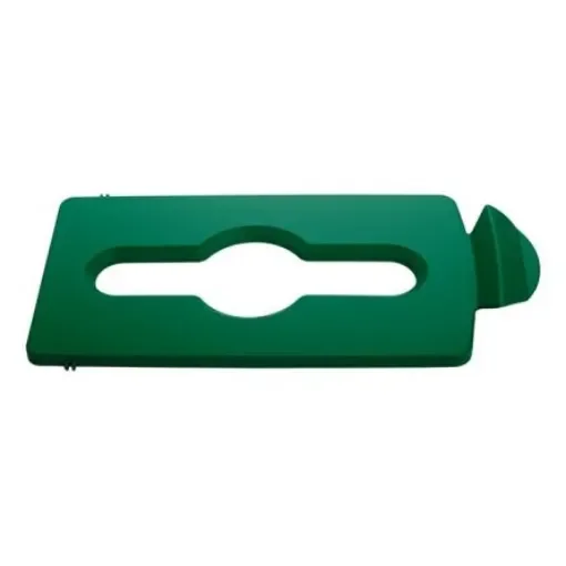 Rubbermaid Commercial Products Green Waste Bin Lid for Waste Bin, 12.7mm - 2007887 product image