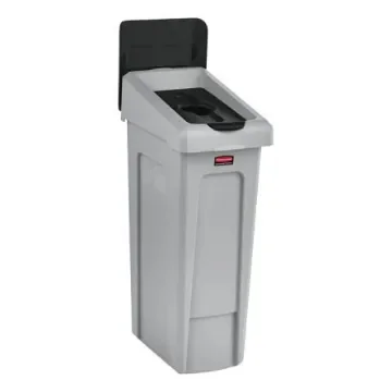Rubbermaid Commercial Products Black Waste Bin Lid for Waste Bin, 12.7mm - 2007893 product image
