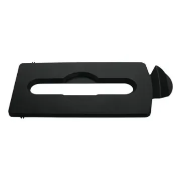 Rubbermaid Commercial Products Black Waste Bin Lid for Waste Bin, 12.7mm - 2007894 product image