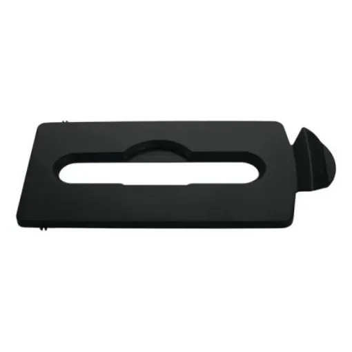 Rubbermaid Commercial Products Black Waste Bin Lid for Waste Bin, 12.7mm - 2007894 product image