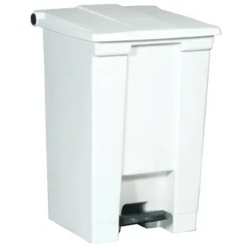 Rubbermaid Commercial Products Legacy 12gal White Pedal Plastic Waste Bin - FG614400WHT product image