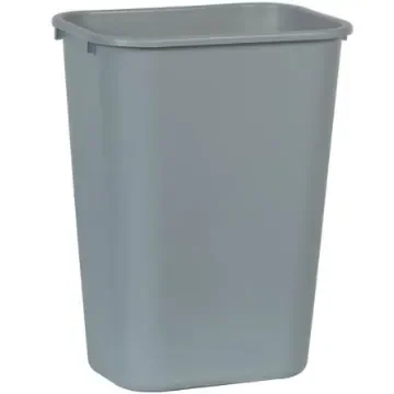 Rubbermaid Commercial Products Wastebasket 39L Grey Resin Waste Bin - FG295700GRAY product image