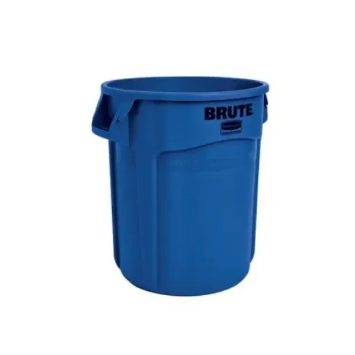 Rubbermaid Commercial Products Vented Brute 20gal Blue Waste Bin - FG262000BLUE product image