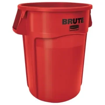 Rubbermaid Commercial Products Vented Brute 44gal Red Waste Bin - FG264360RED product image