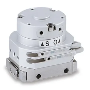 SMC 2 Finger Double Action Pneumatic Gripper, MDHR2-15R, Rotary Actuated Air Gripper Gripping Type product image