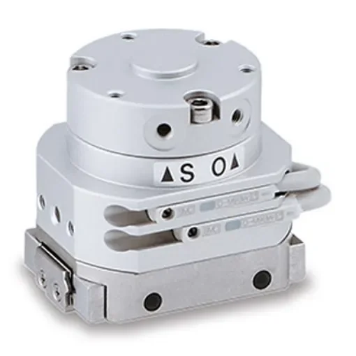 SMC 2 Finger Double Action Pneumatic Gripper, MDHR2-15R, Rotary Actuated Air Gripper Gripping Type product image