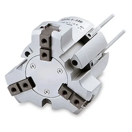 SMC 3 Finger Double Action Pneumatic Gripper, MHSL3-25D, Parallel Gripping Type product image