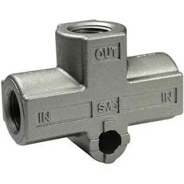 SMC VR1210 Series, Pneumatic Logic Element Function Fitting Threaded Connection, G 1/8 Thread, 10 bar Max Operating - EVR1210-F01 product image