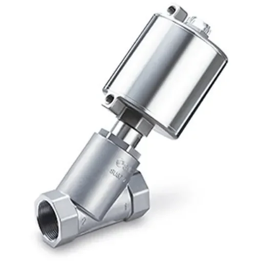 SMC Angle Seat type Pneumatic Actuated Valve, G G 1/2 to G G 1/2, 2.4 MPa - JSB21-ST15AF-2S product image