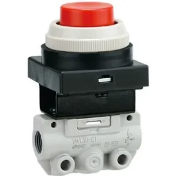 SMC Roller Lever Air Operated Mechanical Valve VM100 Series, G 1/8, 1/8mm, VM131-F01-02A product image
