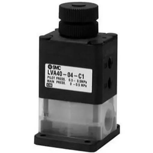 SMC Pneumatic Control Valve LVA41-04F-A, 2 port(s) , NO, G1/2 product image