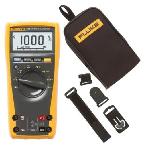 Fluke 179/TPAK/C25 Digital Multimeter, 1000V Max, EN61010-1 CAT III and EN61010-1 CAT IV - FLK-179/TPAK/C25 product image