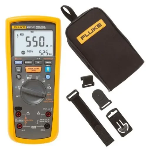 Fluke 1587FC/TPAK/C25 Insulation Multimeter, 50V Min, 1000V Max, CAT IV - FLK-1587FC/TPAK/C25 product image