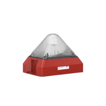Pfannenberg PY X-L-15 Series Clear Flashing Beacon, 24 V dc, Free Mount, LED Bulb, IP66 - 21561801020 product image
