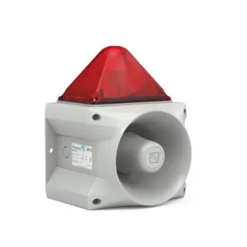 Pfannenberg PA X Series Red Beacon, 24 V dc, IP66, Direct Mount, 122dB at 1 Metre - 23372805055 product image