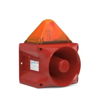 Pfannenberg PA X Series Amber Beacon, 24 V dc, IP66, Direct Mount, 122dB at 1 Metre - 23372804000 product image