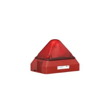 Pfannenberg PY X-M-10 Series Red Flashing Beacon, 24 V dc, Panel Mount, Xenon Bulb, IP66 - 21551815000 product image