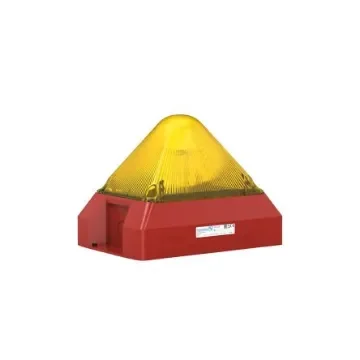 Pfannenberg PY X-L-15 Series Yellow Flashing Beacon, 230 V ac, Free Mount, LED Bulb, IP66 - 21561103000 product image