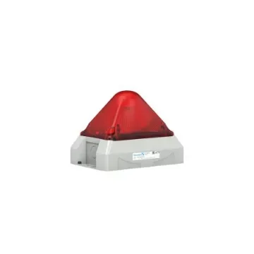 Pfannenberg PY L-M Series Red Blinking, Continuous, Flashing Beacon, 24 V dc, Panel Mount, LED Bulb, IP66 - 21553645055 product image