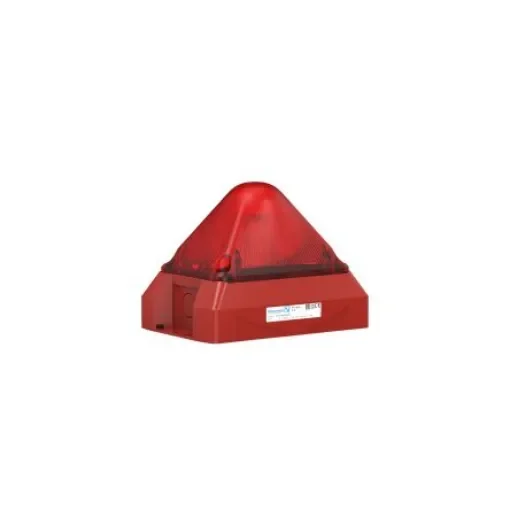 Pfannenberg PY X-M-10 Series Red Flashing Beacon, 24 V dc, Panel Mount, Xenon Bulb, IP66 - 21551805005 product image