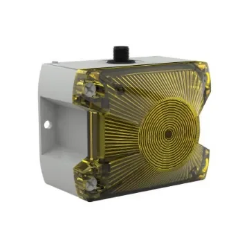 Pfannenberg PY X-S-05 Series Yellow Flashing Beacon, 24 V dc, Panel Mount, Xenon Bulb, IP66 - 21510803101 product image