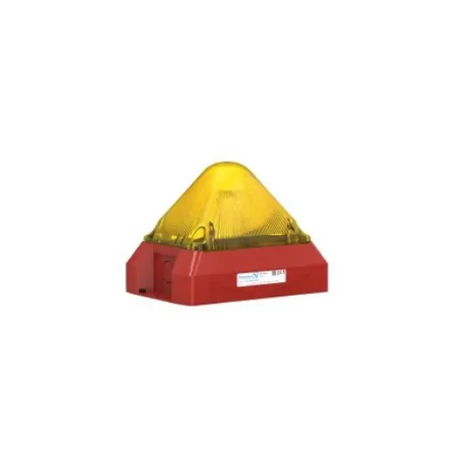 Pfannenberg PY X-M-10 Series Yellow Flashing Beacon, 230 V ac, Panel Mount, Xenon Bulb, IP66 - 21551103000 product image