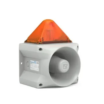 Pfannenberg PA X Series Amber Beacon, 24 V dc, IP66, Direct Mount, 122dB at 1 Metre - 23372804055 product image