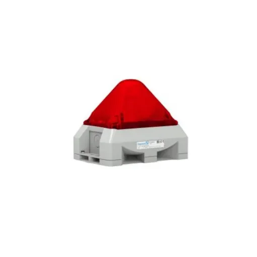 Pfannenberg PY X Series Red Beacon, 115/230 V ac/dc, 120 V ac/dc, IP66, Free Mount, 101dB at 1 Metre - 21556645055 product image