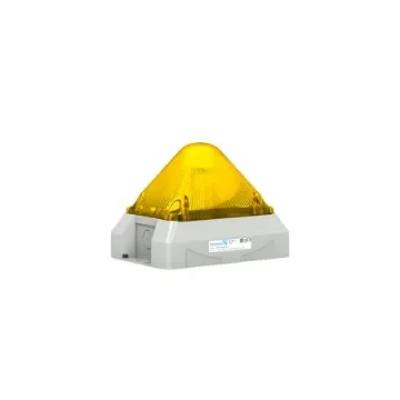 Pfannenberg PY X-M-10 Series Yellow Flashing Beacon, 24 V dc, Panel Mount, Xenon Bulb, IP66 - 21551813055 product image